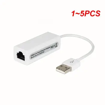 1 ~ 5 шт. Ethernet Адаптер локальной сети для USB к сетевой карте к локальной сети Компьютерный адаптер Преобразователь сетевой сети для планшетного ноутбука