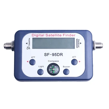 1 комплект Цифровой спутниковый искатель Цифровой SF-95DR Измеритель Спутниковый искатель Спутниковый декодер Satfinder ЖК-дисплей
