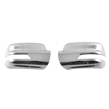 1 пара автомобильная накладка на зеркало заднего вида для Ram 1500 2023 Крышки бокового крыла заднего зеркала Серебряное покрытие
