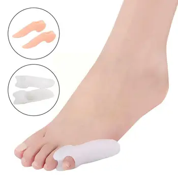 1 пара Разделитель пальцев ног Корректор косточки Силикон Маленький уход Мозоли на пальцах ног Мозоли Пальцы ног Обезболивающие накладки Лечение Relie E7W5