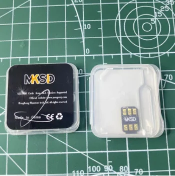 1 шт. MKSD Клейкая наклейка для карт 3M Клей для всех перевозчиков Режим 4G ICCID для iPhone от 6 до 14promax