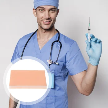 1 шт. Инъекционная учебная модель Губка для инъекций человеческой кожи Практическая прокладка для медсестры