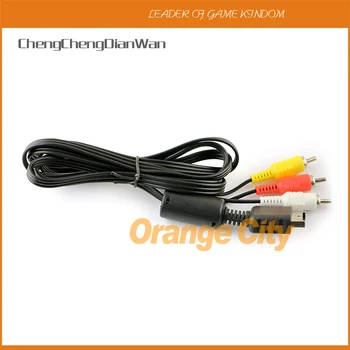  1 шт. Новый 1,8 м RCA AV аудио видео кабель кабель USB кабель для передачи данных для консоли PlayStation PS2 PS3