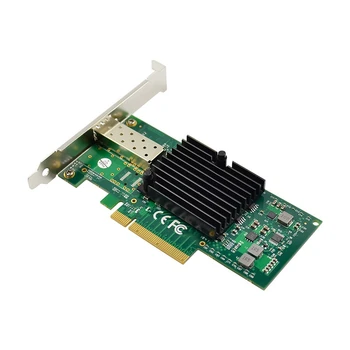 1 шт. Серверная оптоволоконная сетевая карта Сетевой адаптер с одним оптическим портом 10G SFP+ 82599EN Чип PCIE X4