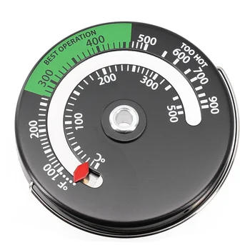  1 шт. Термометр для камина Магнитная печь-камин Термометр Температура камина 0-500 градусов Цельсия / 100-900 °F