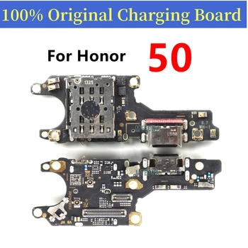  100% оригинальный USB-разъем зарядное устройство зарядное устройство для Huawei Honor 50 док-станция зарядка гибкий кабель