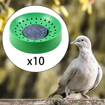 10x Пластиковое Голубиное Гнездо Разведение Вылупление Гнездо Чаша Гнезда С Ковриком Многоразовые Птичьи Гнездовые Миски Для Голубей Мелких Птиц
