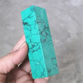 119 г Красивый синий китайский бирюзовый драгоценный камень необработанный минерал образцы минералов