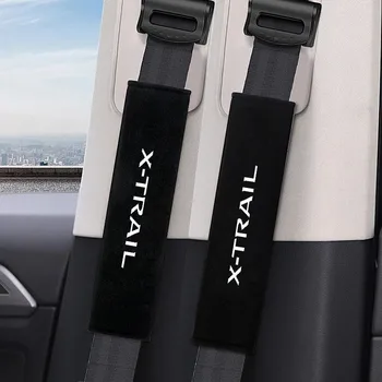 2 шт. Автомобильные чехлы для ремней безопасности Защита плеч ремня безопасности Авто Мягкие чехлы для ремней безопасности для X-TRAIL XTRAIL Аксессуары для салона автомобиля