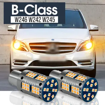2 шт. Светодиодная лампа указателя поворота Canbus Аксессуары для Mercedes Benz B Class W246 W242 W245 2005 2006 2010 2011 2012 2013 2014