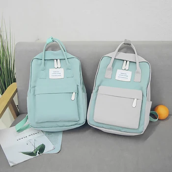 2021 Новый стиль японского и корейского стиля Рюкзак в стиле колледжа Литературный маленький свежий нейлоновый студенческий школьный рюкзак Многофункциональный рюкзак