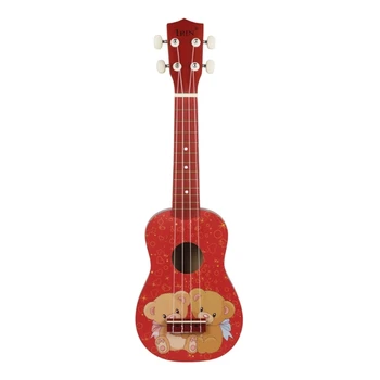 21-дюймовая деревянная укулеле гитара сопрано 4 струны музыкальные инструменты образовательные