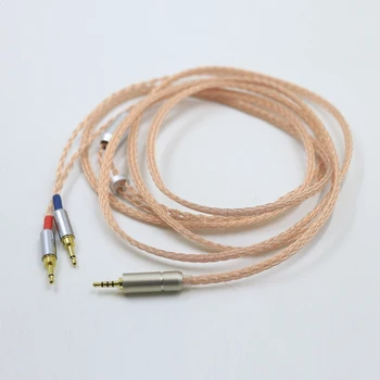 2x2,5 мм 16 ядер UPOCC Монокристаллический медный кабель для наушников для HE1000 HE400S HE560 Oppo PM-1 PM-2