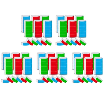 3000 шт. Водонепроницаемые браслеты для рук Неоновые браслеты для мероприятий Концертные браслеты Клейкие браслеты (красный, зеленый, синий)