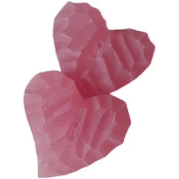 32 мм шириной, одна цена смоляной материал желе розовая пуговица в форме сердца