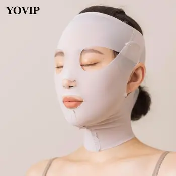 3D многоразовая дышащая красавица женская повязка против морщин для похудения V Shaper Full Face Lift Ночная маска