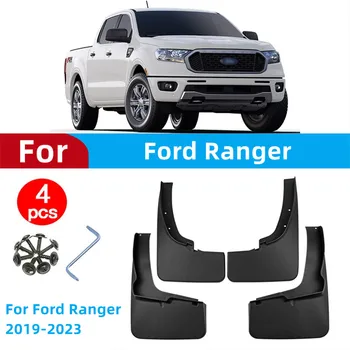 4 шт. Автомобильные брызговики для Ford Ranger 2019-2023 Брызговики Брызговики Крыло Брызговики Авто Аксессуары