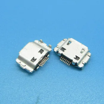 5 шт. для Samsung B7722 B7722i C3530 I5700 I5800 580 I717 I7500 I8000 I8510 7-контактный разъем micro USB разъем type-B разъем для зарядки