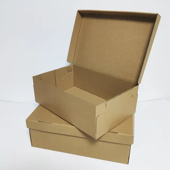 5 шт./лот 3-слойная гофрированная коробка для обуви Упаковка ручной работы Картонная коробка для доставки Упаковочная коробка