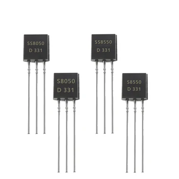 50 шт. Транзистор S8050 In-line S8550 Корпус TO-92 Подключаемый SS8050NPN маломощный транзистор SS8550