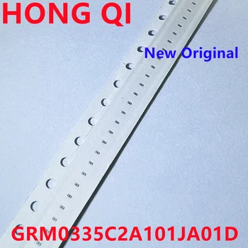 50PCS Новый оригинальный чип-конденсатор GRM0335C2A101JA01D 0201 100PF 100V