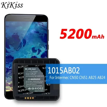 5200 мАч KiKiss Мощный аккумулятор 1015AB02 для Intermec AB25 AB24 CN50 CN51 Bateria