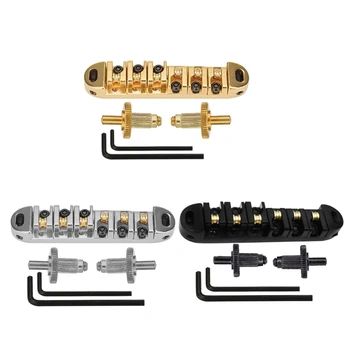 6-струнный гитарный бридж O-Matic и шестигранный ключ с набором шпилек для замены деталей электрогитары LP Les
