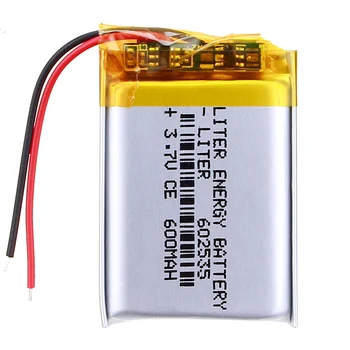 602535 3,7 В 600 мАч литий-ионные липо-элементы Литий-полимерная аккумуляторная батарея для автомобильного видеорегистратора Тахограф Bluetooth-динамик