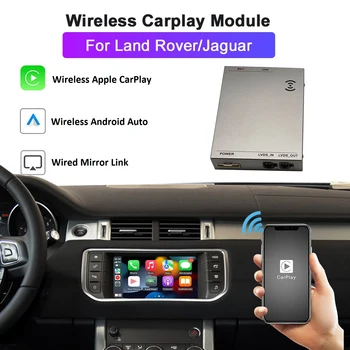 8 дюймов Коробка декодера для обновления автомобильного экрана Беспроводной комплект модернизации CarPlay Android Auto с Land Rover, совместимый с Jaguar