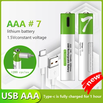 AAA батарея 1,5 В 750 м аккумуляторная батарея Ah подходит для светодиодной игрушки MP3 с длительным сроком службы аккумулятор ааа pilha recarregavel aaa
