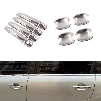 ABS Автомобильный стайлинг Хромированная крышка боковой дверной ручки Отделка и крышка дверной чаши для Peugeot 3008 2010 2011-2016 Стайлинг автомобиля