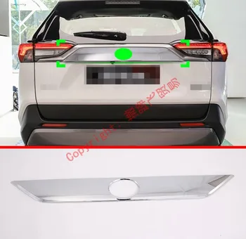 ABS Хромированная крышка задней крышки багажника для Toyota Rav4 2019 2020 Автомобильные аксессуары Наклейки