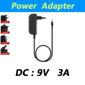 AC 110-240 В постоянного тока 9 В 3 А Универсальный адаптер питания Адаптер зарядного устройства Eu Us для светодиодных лент