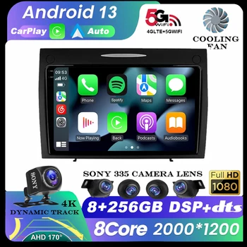 Android 13 Для Mercedes Benz SLK Class R171 SLK200 SLK280 SLK300 2000 - 2011 Автомагнитола Мультимедийный видеоплеер Стерео 360 Камера