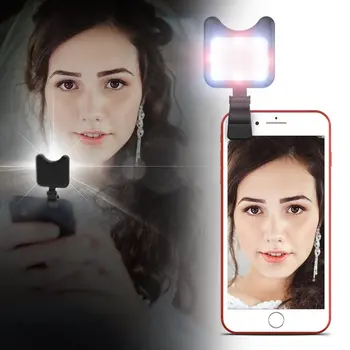 APEXEL Перезаряжаемый USB заряд с зарядкой аккумулятора Селфи Портативная светодиодная камера с кольцом заполняющего света для телефона iPhone 8plus 7 Android