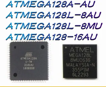 ATMEGA128A-AU ATMEGA128L-8AU ATMEGA128L-8MU ATMEGA128-16AU Новый оригинальный оригинальный однокристальный микрокомпьютер (MCU/MPU/SOC) IC чип
