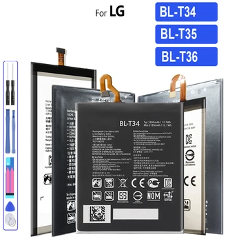 BL-T34 BL-T35 BL-T36 Аккумулятор для LG V30 V30A H930 H932 LS998 Google2 Google 2 Для Pixel 2 Pixel2 XL K30 X410TK Аккумуляторы для телефона