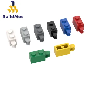 BuildMOC 26597 34816 1x2 с пряжкой Для строительных блоков Детали DIY Строительство Классический Бренд Подарок