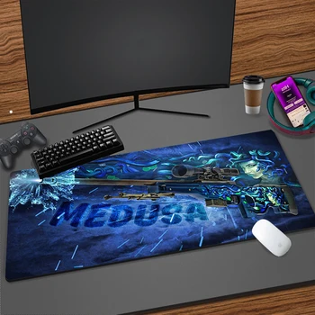 CS GO Пользовательская игра Большой коврик для мыши XL Клавиатура для ноутбука Игровой резиновый коврик для мыши Игровые аксессуары Настольный офис Противоскользящий мягкий коврик