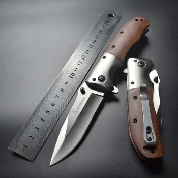 DA51 Стальной складной карманный нож для мужчин Высокая твердость Самооборона Военные тактические карманные ножи для выживания на открытом воздухе для охоты