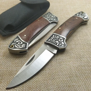 Damascus Складной клинок Карманный нож Нож выживания Стальное лезвие Инструменты для активного отдыха Охотничьи ножи EDC Кемпинг Утилитарный карманный нож
