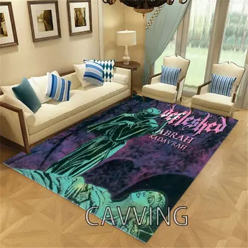 DEFLESHED Rock 3D-печатный ковер фланелевые коврики противоскользящий большой ковер украшение для гостиной спальни домашний декор
