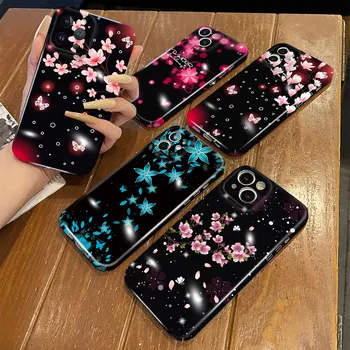 Dream Flower Shockproof Full Cover Camera Protection Gloss Phone Case для Samsung A12 A33 5G A03S A71 A03 A23 A02 A30 A50