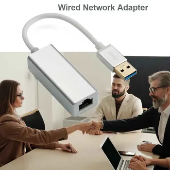 Ethernet USB 2.0 на сетевую карту RJ45 Проводной интернет-кабель Адаптер локальной сети 10 Мбит/с для MacBook Аксессуары для ноутбуков