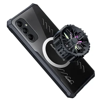  Gamer Чехол для телефона Samsung Galaxy M14 Графеновая крышка для рассеивания тепла Восемь отверстий Дышащий прозрачный тонкий корпус