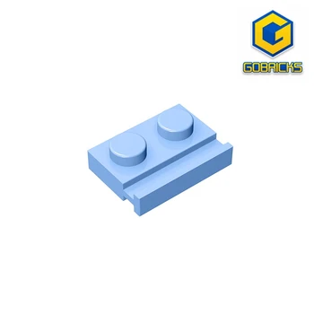 Gobricks GDS-806 ПЛАСТИНА 1X2 С СЛАЙДОМ совместим с детскими игрушками LEGO 32028 Сборка строительных блоков Технические