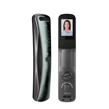 Home Security Keyless WiFi APP Auto Lock Electronic Digital Smart Fingerprint Door Lock с камерой