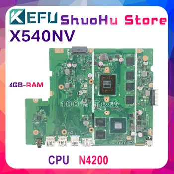 KEFU X540NV Материнская плата для ASUS X540N X540NV R540NV F540NV Ноутбук Motherboad N3450 N4200 CPU 2 ГБ / 4 ГБ / 8 ГБ ОЗУ 920MX-V2G GPU