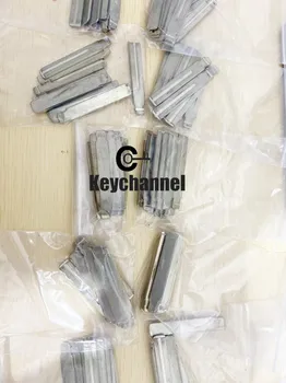 Keychannel 100 шт. Неразрезанная заготовка автомобильного ключа 165 # KD Дистанционное лезвие Одностороннее металлическое лезвие запасного ключа для Toyota Новая модель Заменить ключ TOY40
