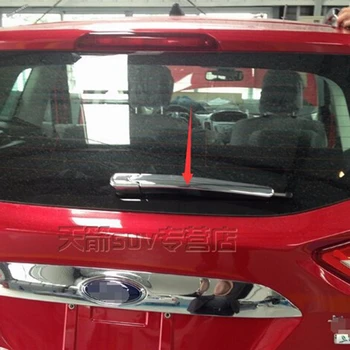 Lapetus Аксессуары подходят для Ford Kuga Escape 2013 - 2019 Хром Заднее ветровое стекло Крышка стеклоочистителя Обшивка Внешний комплект